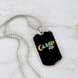 Camper Necklace Camp Life Camping Necklace Stainless Steel or 18k Gold Dog Tag 24" Chain-Express Your Love Gifts