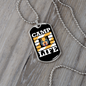 Camper Necklace Camp Life Necklace Stainless Steel or 18k Gold Dog Tag 24" Chain-Express Your Love Gifts