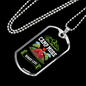 Camper Necklace Camp More Necklace Stainless Steel or 18k Gold Dog Tag 24" Chain-Express Your Love Gifts