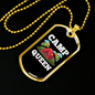 Camper Necklace Camp Queen Tent Necklace Stainless Steel or 18k Gold Dog Tag 24" Chain-Express Your Love Gifts