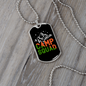 Camper Necklace Camp Squad Necklace Stainless Steel or 18k Gold Dog Tag 24" Chain-Express Your Love Gifts
