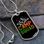 Camper Necklace Camp Squad Necklace Stainless Steel or 18k Gold Dog Tag 24" Chain-Express Your Love Gifts