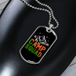 Camper Necklace Camp Squad Necklace Stainless Steel or 18k Gold Dog Tag 24" Chain-Express Your Love Gifts