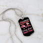 Camper Necklace Camper Queen Classy Necklace Stainless Steel or 18k Gold Dog Tag 24" Chain-Express Your Love Gifts