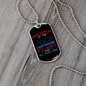 Camper Necklace Campground Gets Laugh Necklace Stainless Steel or 18k Gold Dog Tag 24" Chain-Express Your Love Gifts
