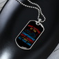 Camper Necklace Campground Gets Laugh Necklace Stainless Steel or 18k Gold Dog Tag 24" Chain-Express Your Love Gifts