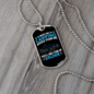 Camper Necklace Camping Advice Necklace Stainless Steel or 18k Gold Dog Tag 24" Chain-Express Your Love Gifts