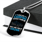 Camper Necklace Camping Advice Necklace Stainless Steel or 18k Gold Dog Tag 24" Chain-Express Your Love Gifts