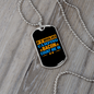 Camper Necklace Camping Bacon Necklace Stainless Steel or 18k Gold Dog Tag 24" Chain-Express Your Love Gifts
