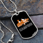 Camper Necklace Camping Camper Necklace Stainless Steel or 18k Gold Dog Tag 24" Chain-Express Your Love Gifts