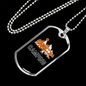 Camper Necklace Camping Camper Necklace Stainless Steel or 18k Gold Dog Tag 24" Chain-Express Your Love Gifts