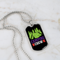 Camper Necklace Camping Crew Tent Necklace Stainless Steel or 18k Gold Dog Tag 24" Chain-Express Your Love Gifts