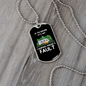 Camper Necklace Camping Friend's Fault White Necklace Stainless Steel or 18k Gold Dog Tag 24" Chain-Express Your Love Gifts