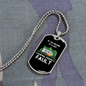 Camper Necklace Camping Friend's Fault White Necklace Stainless Steel or 18k Gold Dog Tag 24" Chain-Express Your Love Gifts