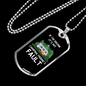Camper Necklace Camping Friend's Fault White Necklace Stainless Steel or 18k Gold Dog Tag 24" Chain-Express Your Love Gifts