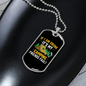 Camper Necklace Camping Friends Fault Necklace Stainless Steel or 18k Gold Dog Tag 24" Chain-Express Your Love Gifts