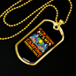 Camper Necklace Camping Friends Necklace Stainless Steel or 18k Gold Dog Tag 24" Chain-Express Your Love Gifts