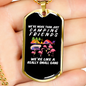Camper Necklace Camping Friends Tents Necklace Stainless Steel or 18k Gold Dog Tag 24" Chain-Express Your Love Gifts