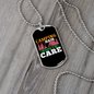 Camper Necklace Camping Hair Necklace Stainless Steel or 18k Gold Dog Tag 24" Chain-Express Your Love Gifts