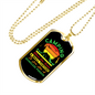Camper Necklace Camping Homeless Person Necklace Stainless Steel or 18k Gold Dog Tag 24" Chain-Express Your Love Gifts