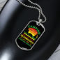 Camper Necklace Camping Homeless Person Necklace Stainless Steel or 18k Gold Dog Tag 24" Chain-Express Your Love Gifts