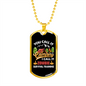 Camper Necklace Camping I Call It Necklace Stainless Steel or 18k Gold Dog Tag 24" Chain-Express Your Love Gifts