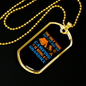 Camper Necklace Camping is Being a Grandma Necklace Stainless Steel or 18k Gold Dog Tag 24" Chain-Express Your Love Gifts