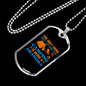 Camper Necklace Camping is Being a Grandma Necklace Stainless Steel or 18k Gold Dog Tag 24" Chain-Express Your Love Gifts