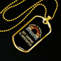 Camper Necklace Camping Is Importanter Necklace Stainless Steel or 18k Gold Dog Tag 24" Chain-Express Your Love Gifts