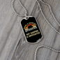 Camper Necklace Camping Is Importanter Necklace Stainless Steel or 18k Gold Dog Tag 24" Chain-Express Your Love Gifts