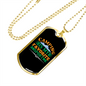 Camper Necklace Camping is My Favorite Necklace Stainless Steel or 18k Gold Dog Tag 24" Chain-Express Your Love Gifts