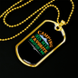 Camper Necklace Camping is My Favorite Necklace Stainless Steel or 18k Gold Dog Tag 24" Chain-Express Your Love Gifts