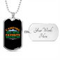 Camper Necklace Camping is My Favorite Necklace Stainless Steel or 18k Gold Dog Tag 24" Chain-Express Your Love Gifts