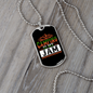 Camper Necklace Camping is My Jam Bear Necklace Stainless Steel or 18k Gold Dog Tag 24" Chain-Express Your Love Gifts