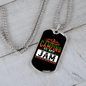 Camper Necklace Camping is My Jam Bear Necklace Stainless Steel or 18k Gold Dog Tag 24" Chain-Express Your Love Gifts