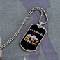 Camper Necklace Camping is My Theraphy Bike Necklace Stainless Steel or 18k Gold Dog Tag 24" Chain-Express Your Love Gifts