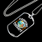 Camper Necklace Camping is Theraphy Necklace Stainless Steel or 18k Gold Dog Tag 24" Chain-Express Your Love Gifts