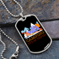 Camper Necklace Camping It's in Tents Necklace Stainless Steel or 18k Gold Dog Tag 24" Chain-Express Your Love Gifts