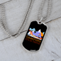 Camper Necklace Camping It's in Tents Necklace Stainless Steel or 18k Gold Dog Tag 24" Chain-Express Your Love Gifts