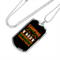 Camper Necklace Camping Marshmallows Toasted Necklace Stainless Steel or 18k Gold Dog Tag 24" Chain-Express Your Love Gifts