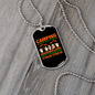 Camper Necklace Camping Marshmallows Toasted Necklace Stainless Steel or 18k Gold Dog Tag 24" Chain-Express Your Love Gifts