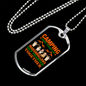 Camper Necklace Camping Marshmallows Toasted Necklace Stainless Steel or 18k Gold Dog Tag 24" Chain-Express Your Love Gifts