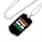 Camper Necklace Camping Mode Camper Necklace Stainless Steel or 18k Gold Dog Tag 24" Chain-Express Your Love Gifts