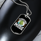Camper Necklace Camping Mode Necklace Stainless Steel or 18k Gold Dog Tag 24" Chain-Express Your Love Gifts
