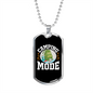 Camper Necklace Camping Mode Necklace Stainless Steel or 18k Gold Dog Tag 24" Chain-Express Your Love Gifts