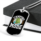 Camper Necklace Camping Mode Necklace Stainless Steel or 18k Gold Dog Tag 24" Chain-Express Your Love Gifts
