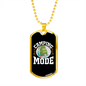 Camper Necklace Camping Mode Necklace Stainless Steel or 18k Gold Dog Tag 24" Chain-Express Your Love Gifts