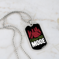 Camper Necklace Camping Mode Red Tent Necklace Stainless Steel or 18k Gold Dog Tag 24" Chain-Express Your Love Gifts