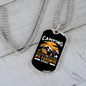 Camper Necklace Camping My Favorite White Necklace Stainless Steel or 18k Gold Dog Tag 24" Chain-Express Your Love Gifts