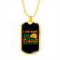 Camper Necklace Camping Naps Necklace Stainless Steel or 18k Gold Dog Tag 24" Chain-Express Your Love Gifts